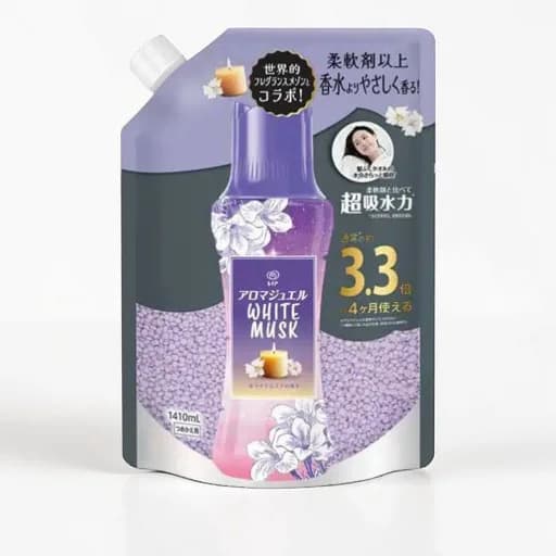 Lenor Happiness Fabric Softening, Scent Booster, White Musk Scent (1410ml)