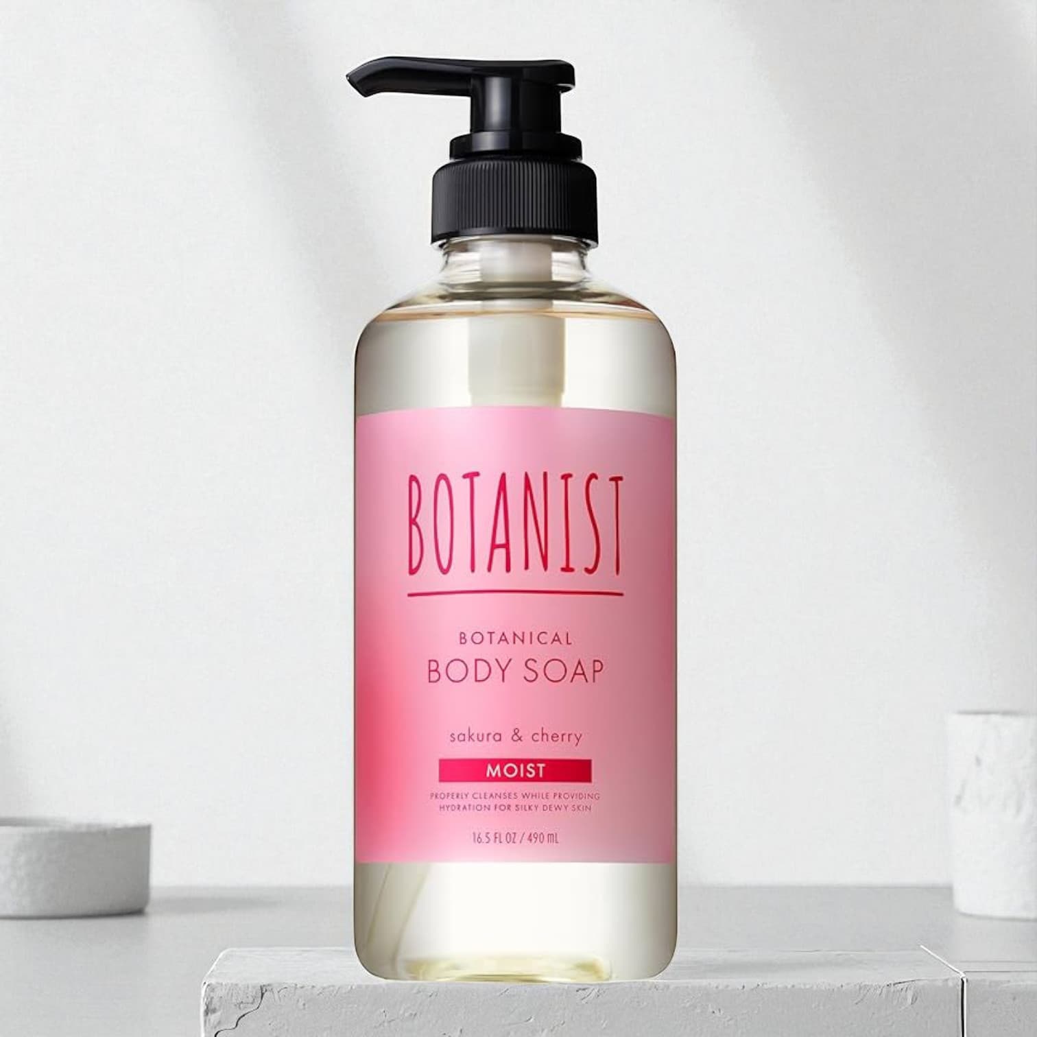 Botanist Body Wash, Moist, Sakura & Cherry scent 490ml
