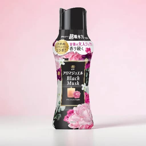Lenor Happiness Fabric Softening, Scent Booster Bottle, Black Musk Scent (420ml)