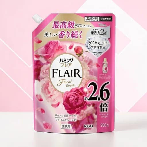 FLAIR Fabric Softener, Floral Sweet Scent 900ml