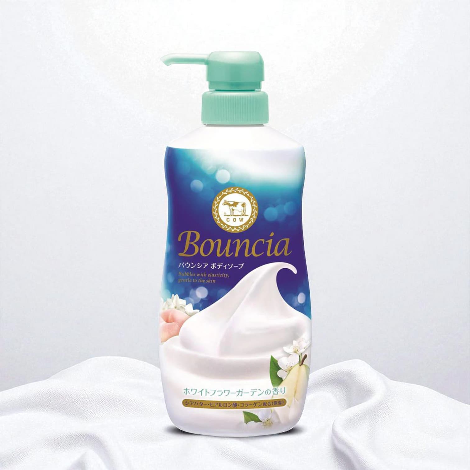 Bouncia Body Wash, White Flower Garden Scent 480ml