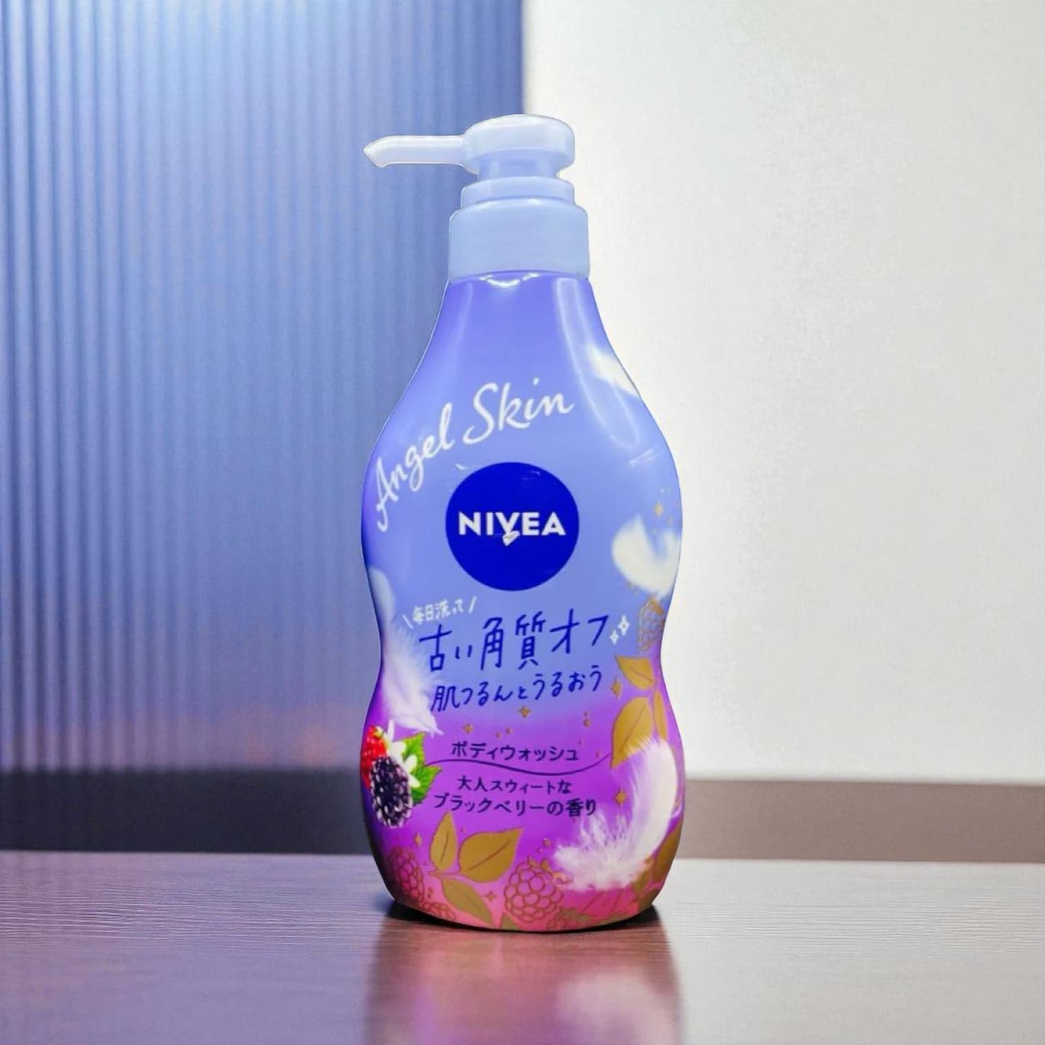 Nivea Angel Skin Body Wash, Sweet Blackberry Scent 480ml