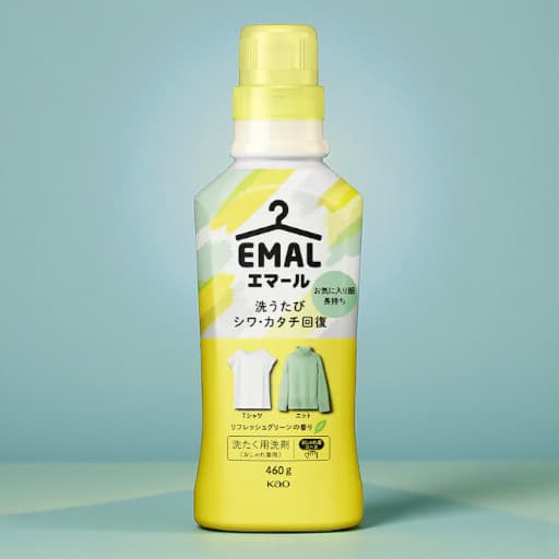 Emal Detergent Refresh Green Scent Bottle 460g