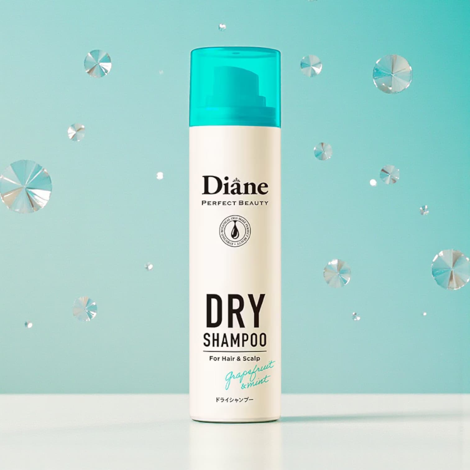 Diane Dry Shampoo, Grapefruit and Mint 40g