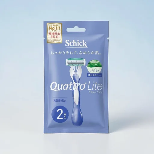 Schick Quattro Lite for Sensitive Skin 2 Packs