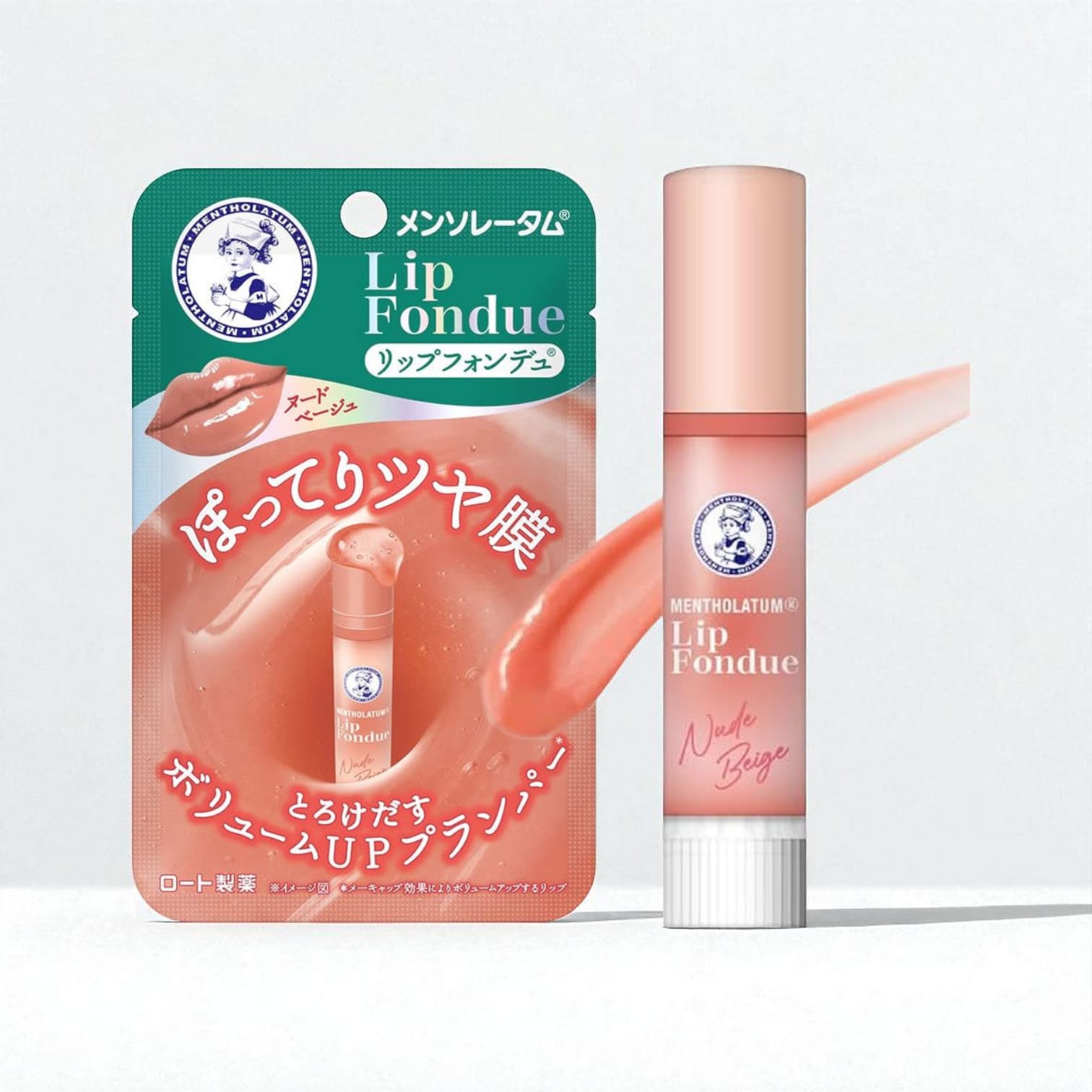 Mentholatum Lip Fondue Nude Beige 3.2g