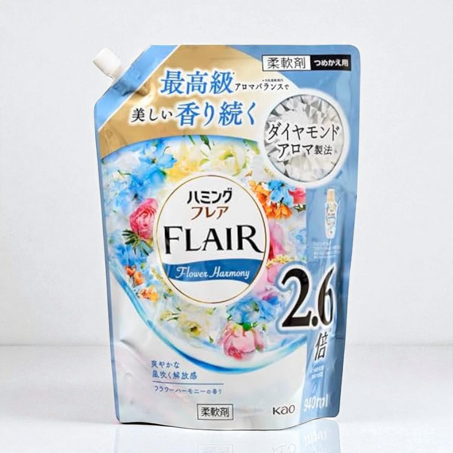 FLAIR Fabric Softener, Flower Harmony Scent 940ml