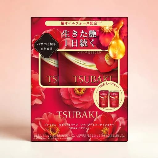 Tsubaki Premium Moist & Repair Refill Limited Box Set 330ml