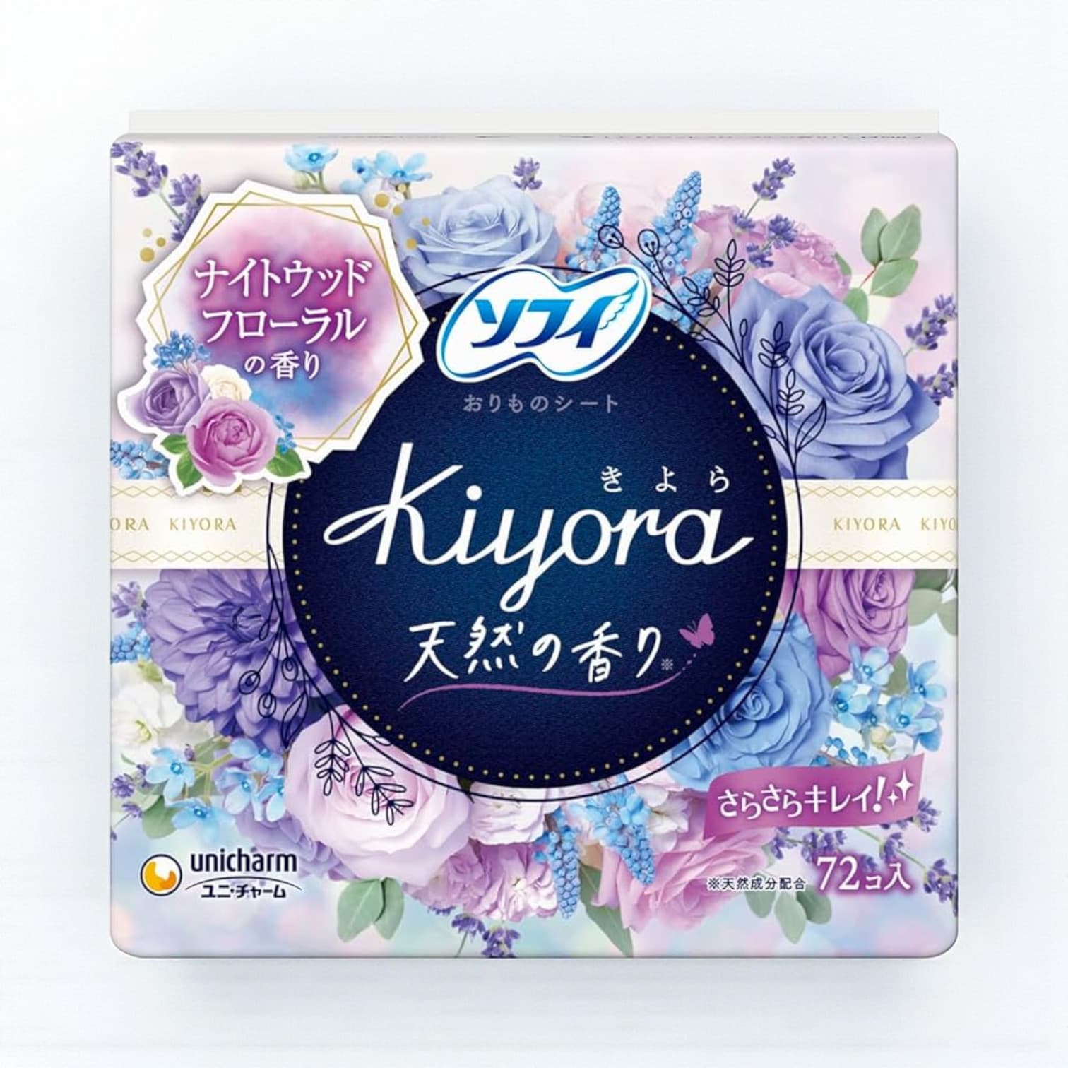 Sofy Kiyora Daily Pads, Floral Relaxing Scent 72pcs