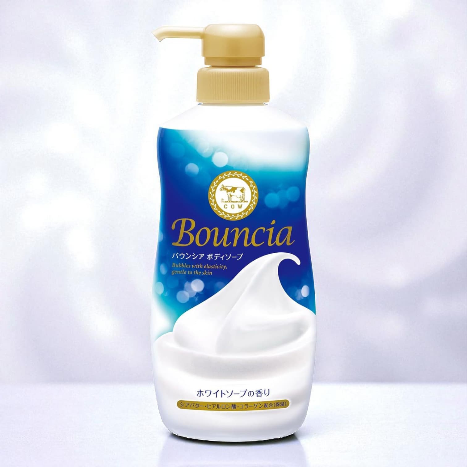 Bouncia Body Wash, White Soap Scent 480ml