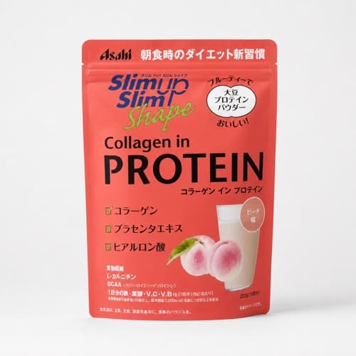 Asahi Slim Up Slim Shape Collagen In Protein Peach 225g