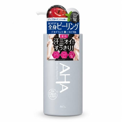BCL AHA Cleansing Research Medicated Body Peel Soap Deo AC Plus 350ml