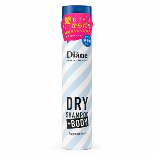 Diane Perfect Beauty Dry Shampoo + Body Fragrance Free 95g