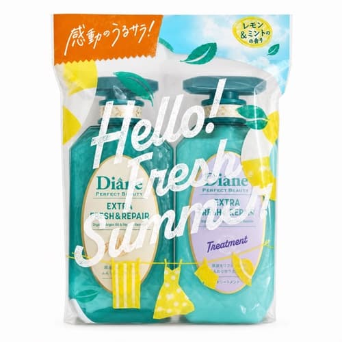 Diane Perfect Beauty Extra Fresh & Repair Shampoo + Treatment Set (450ml + 450ml)