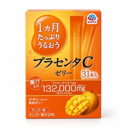 Earth Placenta C Jelly Mango Flavor 10g x31 Sticks