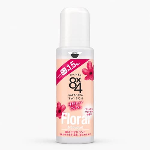 Kao 8x4 Roll-On Fresh Floral Extra Large 68ml