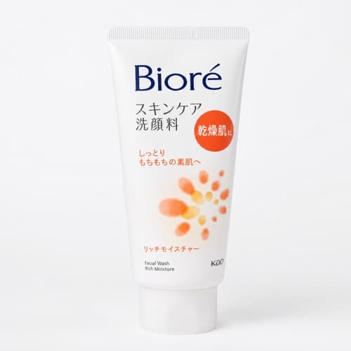 Kao Biore Skin Care Facial Wash Rich Moisture 130g