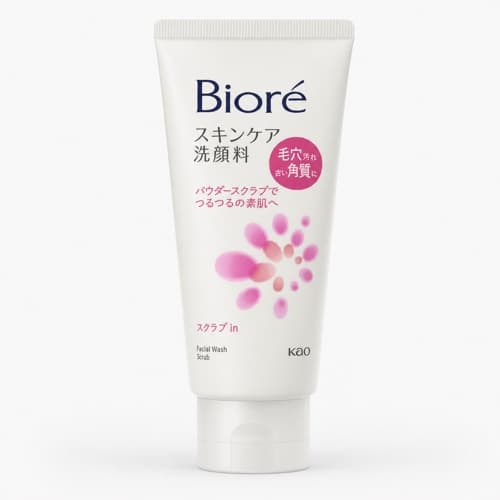 Kao Biore Skin Care Facial Wash Scrub 130g