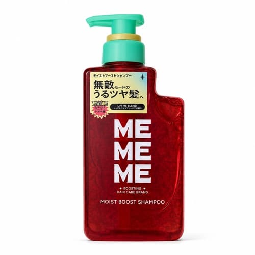 Kao MEMEME Moist Boost Shampoo Pump, 400 mL