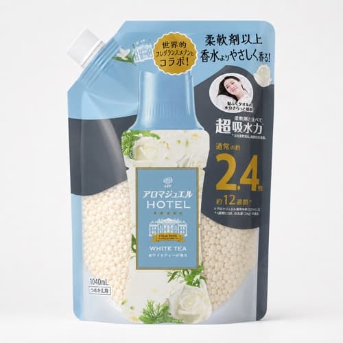 Lenor Aroma Jewel Hotel White Tea Fragrance Booster Beads Refill 1040 mL