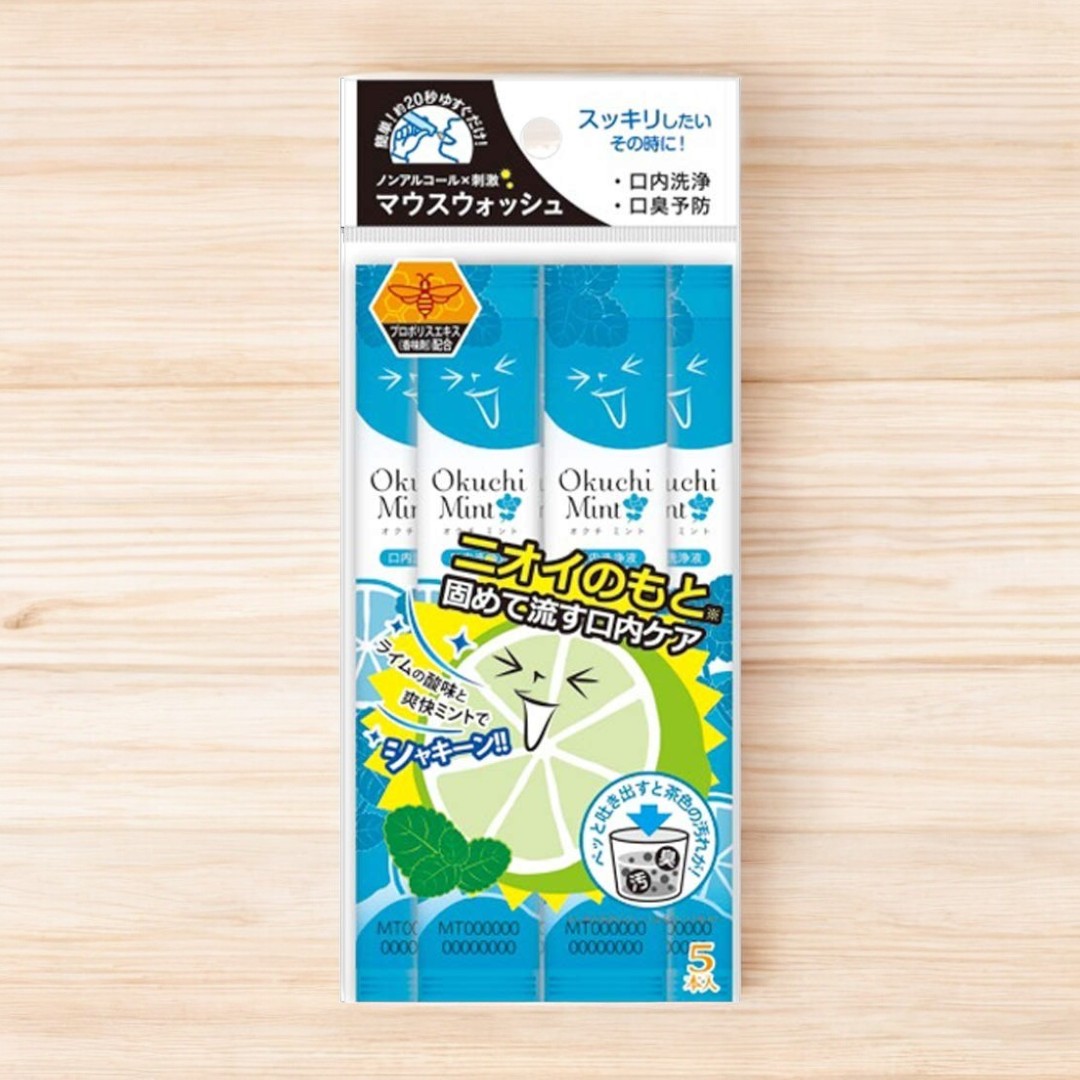 ぐちお　N-breath Okuchi Okuchi Mouthwash Mint Flavor, Bad Breath Care, Fluid, Non