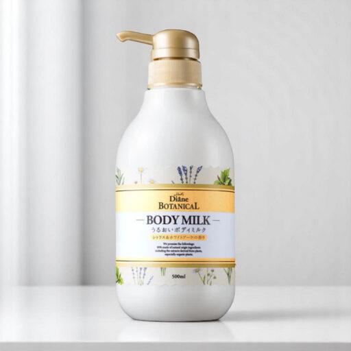 Diane Botanical Body Milk, Citrus and White Bouquet Scent, 500ml