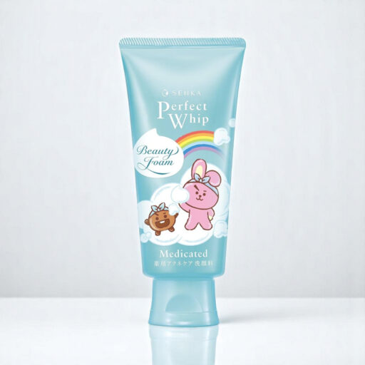 Senka Perfect Whip Cleansing Foam, Acne Care, BT21 Collaboration, 120g
