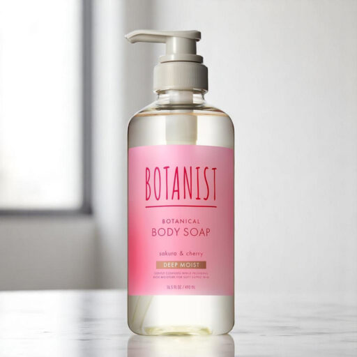 Botanist Body Soap, Deep Moist, Sakura & Cherry Scent 490ml