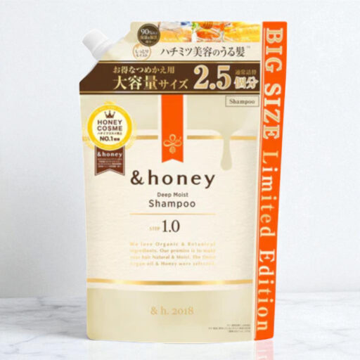 &Honey Deep Moist Shampoo Refill Large Size 875ml